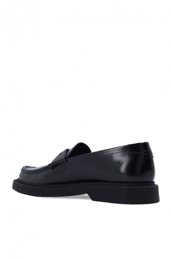 靴 SAINT LAURENT teddy penny loafer 40 Saint Laurent 'teddy Penny' Loafers in Black for Men | Lyst